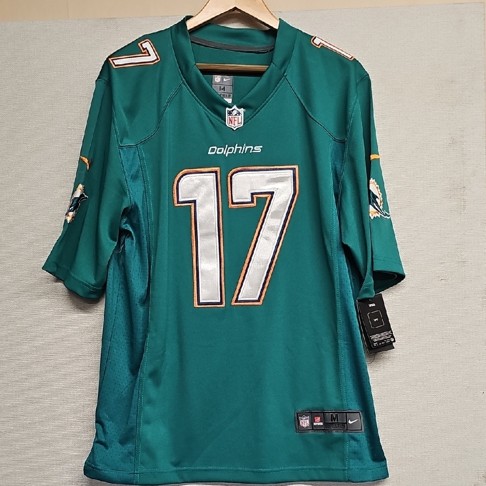 NIKE ON FIELD MIAMI DOLPHINS RYAN TANNEHILL JERSEY BFPM-09-052